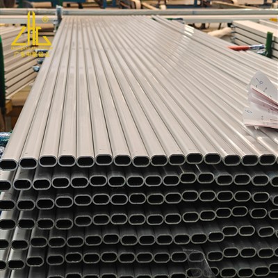 Ekstrudirana aluminijska ravna bočna ovalna cijev